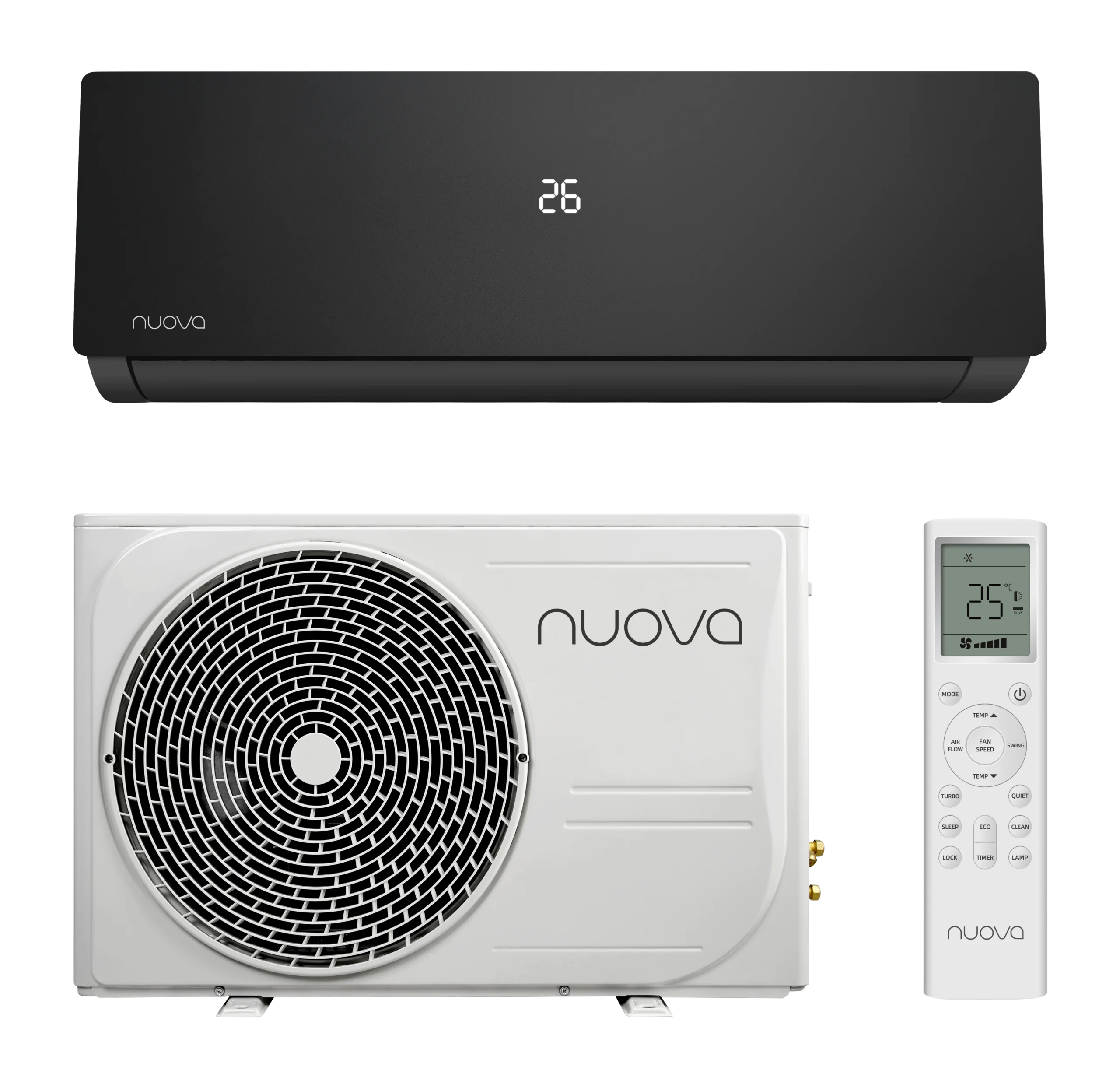 Nuova Infinity AI smart 2,5kW Set Zwart